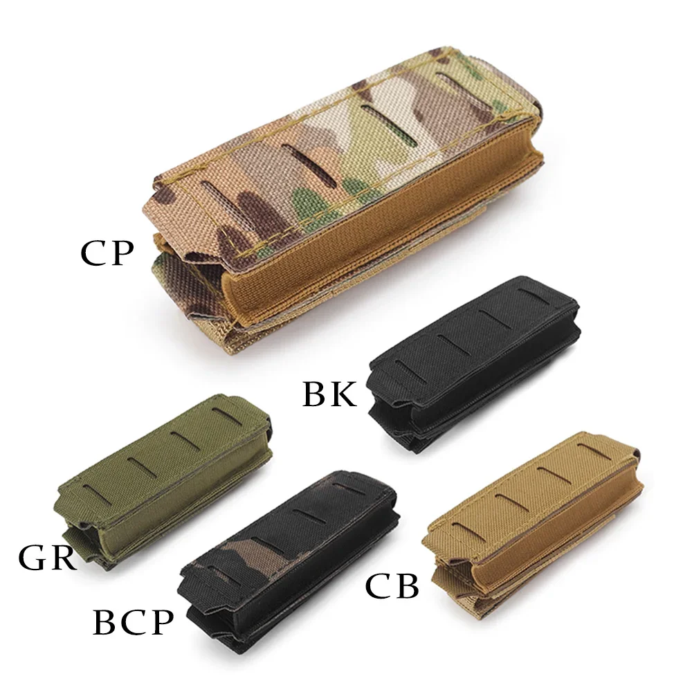 Edc Carry Holster - Molle 9 ミリメートルマガジンポーチシングルマグホルスター屋外レーザーカット懐中電灯ホルダーナイフポケット狩猟アクセサリー EDC ウエストバッグ