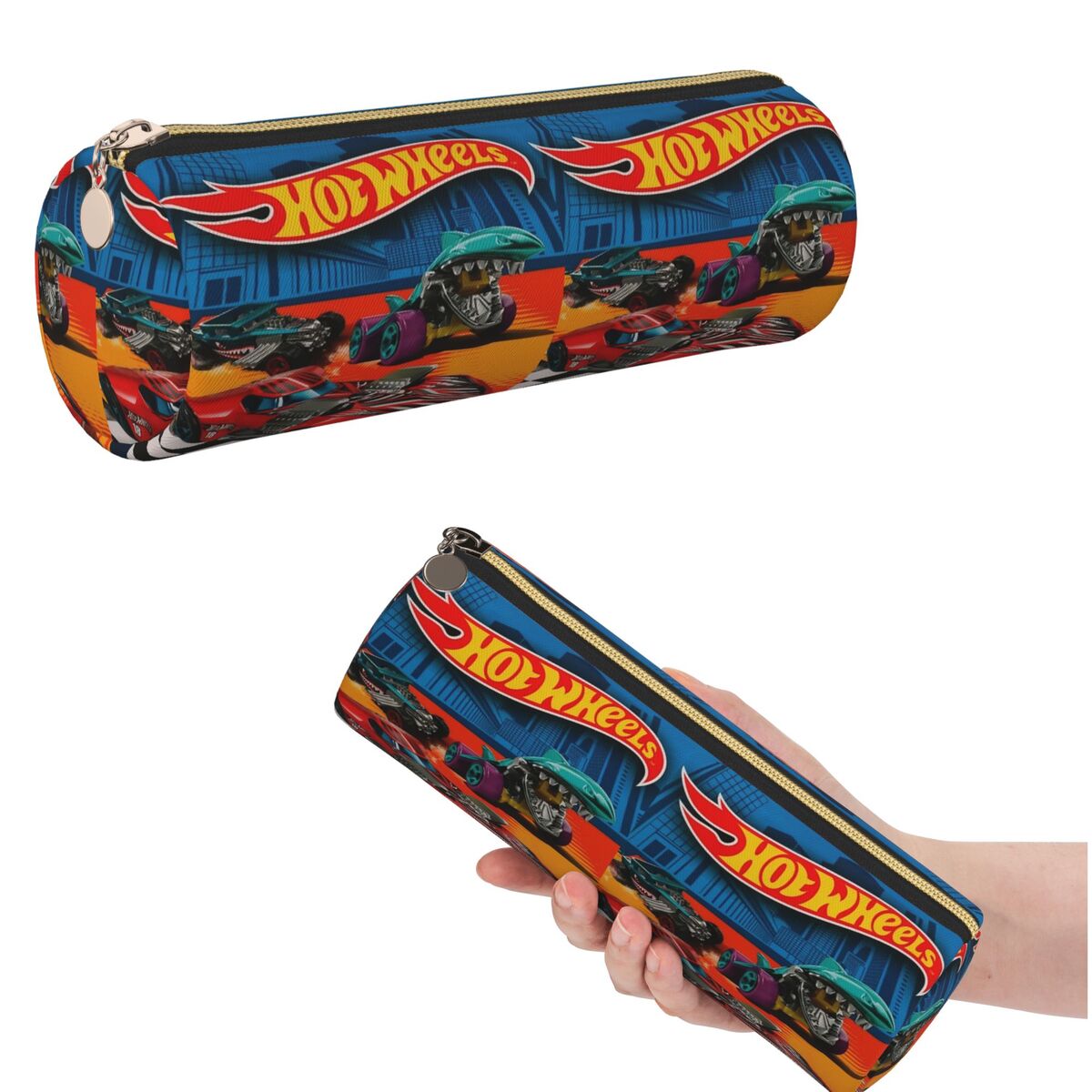 Edc Carry Pen - ホットウィールズ 車型ペンケース 子供用 学校用 円筒形ペンボックス ペンバッグ
