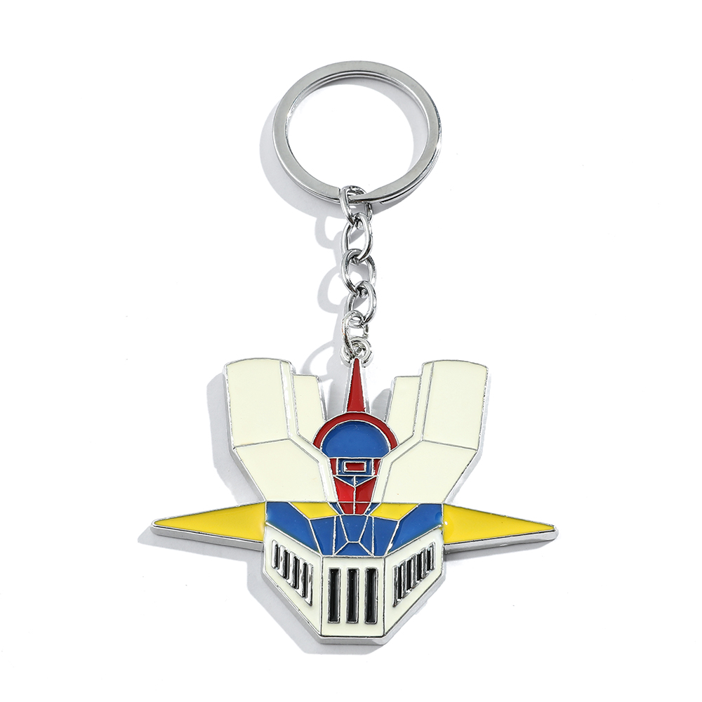 Carabiner Keychain - アニメ漫画戦士ロボットロゴキーホルダークリエイティブファッションペンダント男性用車バックパックアクセサリー ﻿