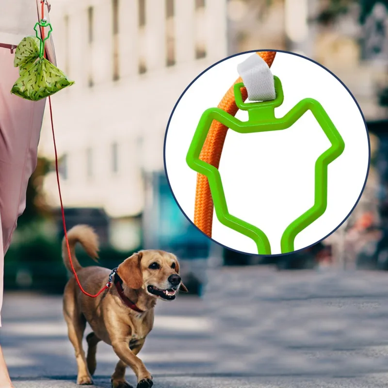 Edc Carry Clip - 犬のうんち袋ホルダー、ペットの排泄物キャリアクリップ、ハンズフリー犬用リードディスペンサー、屋外散歩用子犬のうんち袋クリップ、持ち運び簡単
