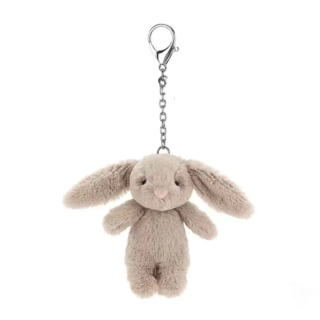 Carabiner Keychain - ぬいぐるみかわいい漫画ウサギキーホルダー愛ポンポン小物おもちゃガールバッグ車のキーホルダー携帯電話ペンダントジュエリーギフト