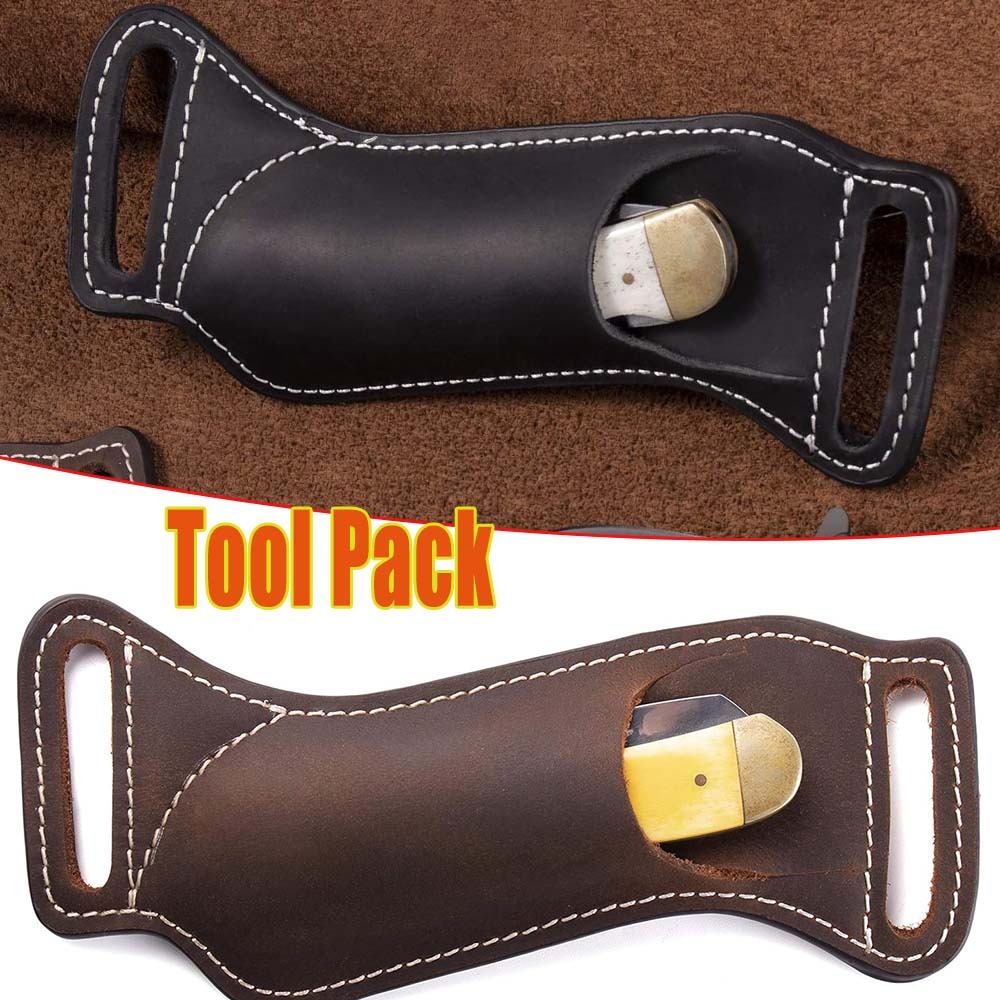 Edc Carry Holster - 戦術用EDC折りたたみナイフシースウエストハンギング5インチナイフホルスターポーチ、アウトドアギアベルトキャリー、ヘビーデューティーツールパック