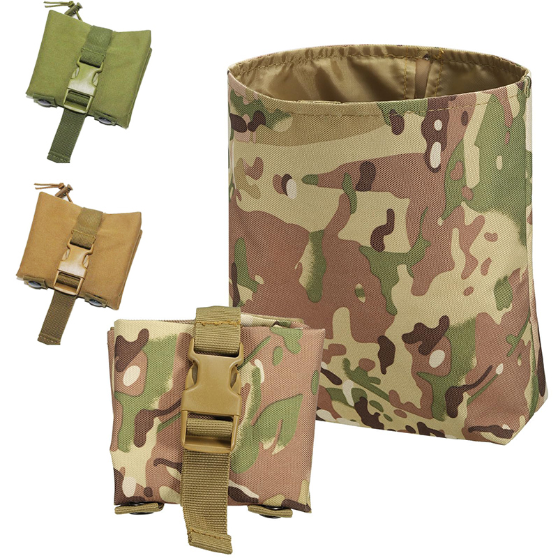 Edc Carry Holster - 新しいモール式折りたたみ式ダンプドロップマガジンポーチ、アウトドアキャンプハンティングアクセサリー、EDC折りたたみ式リカバリーマグホルスターウエストバッグ