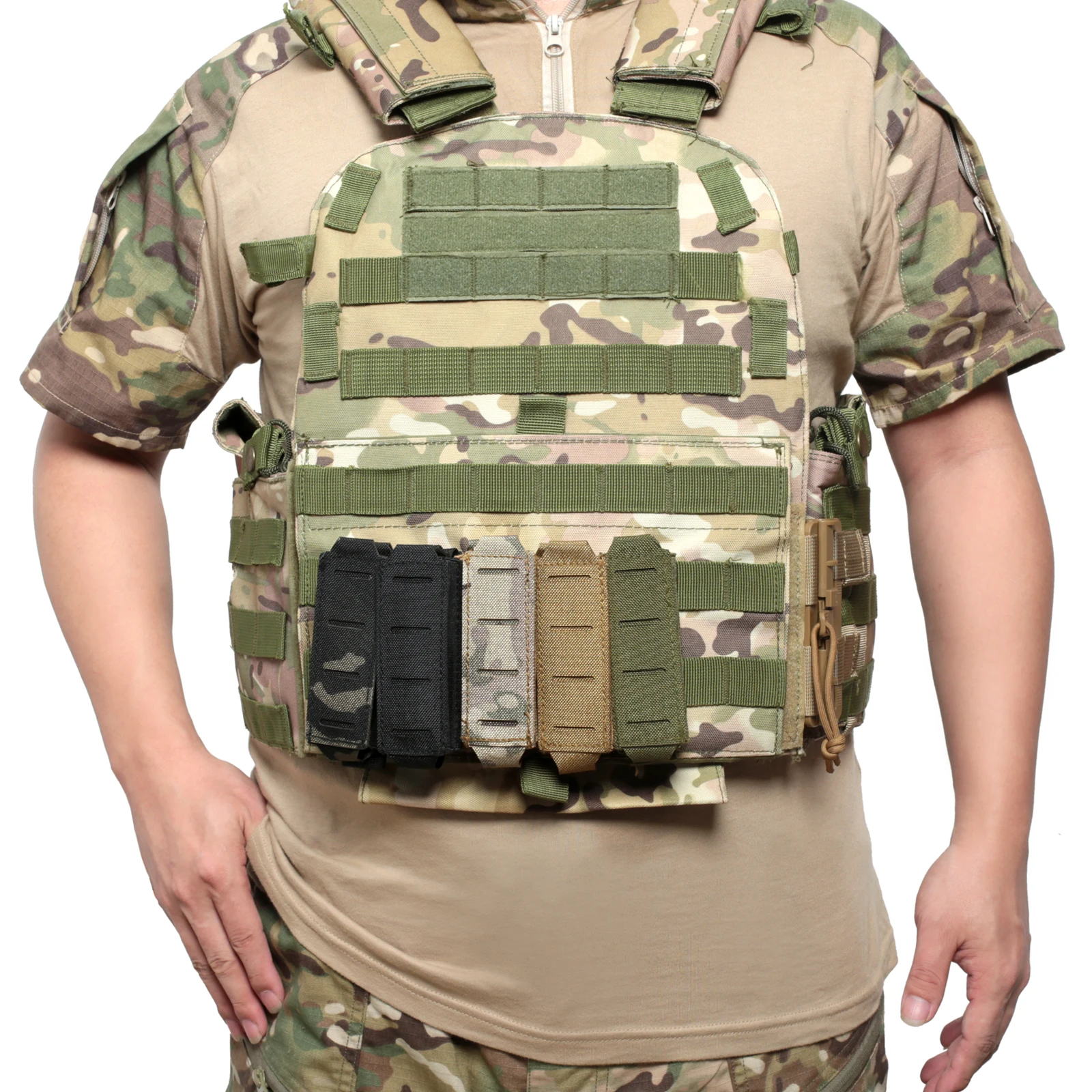 Molle 9 ミリメートルマガジンポーチシングルマグホルス - Edc Carry Holster のレビューと価格