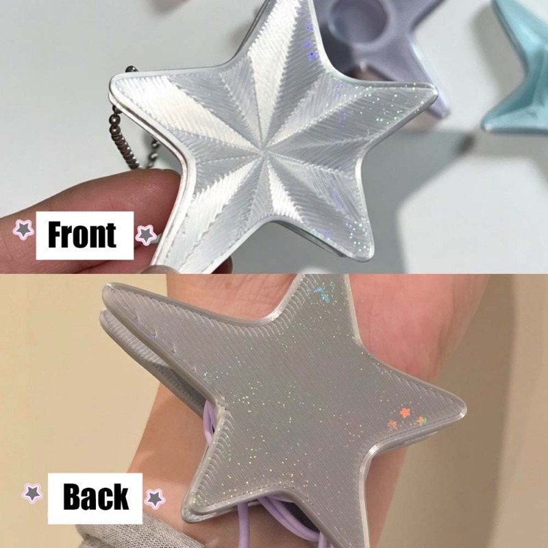 Y2K星型ケーブルオーガナイザークリップ 3Dスターワイヤー - Cable Winder Keychain のレビューと価格