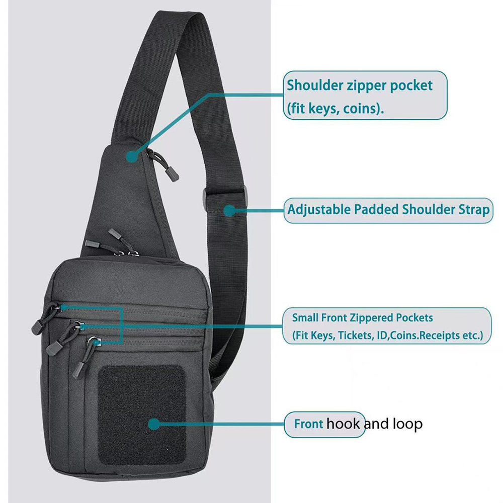 男女兼用バッグ - EDC ショルダーバッグ タクティカル  - Edc Carry Holster のレビューと価格