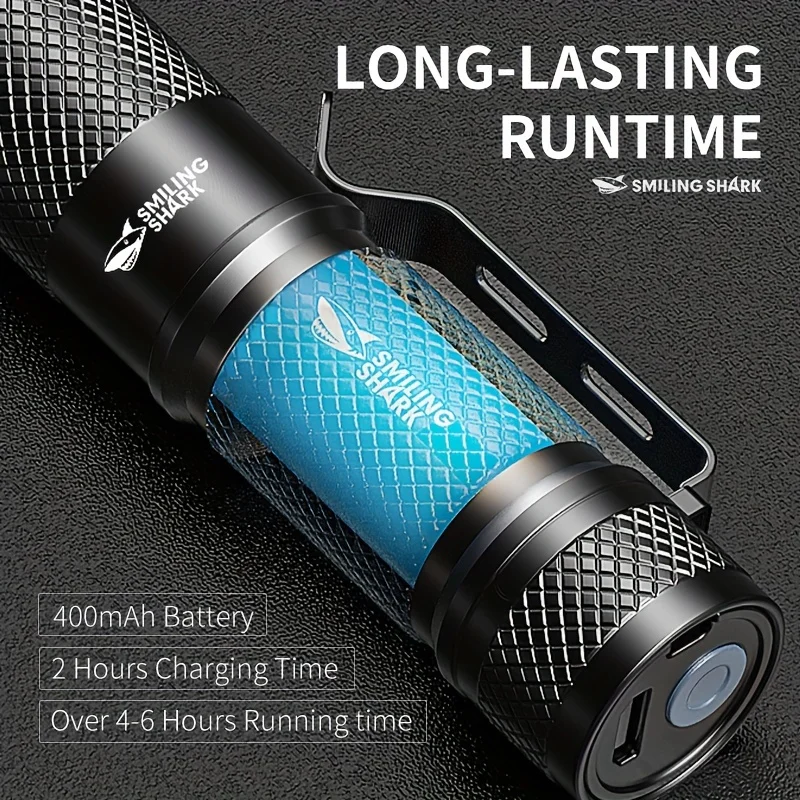 ミニ戦術ズームLED懐中電灯,超強力,USB充電式,ハイパワ - Edc Carry Clip のレビューと価格