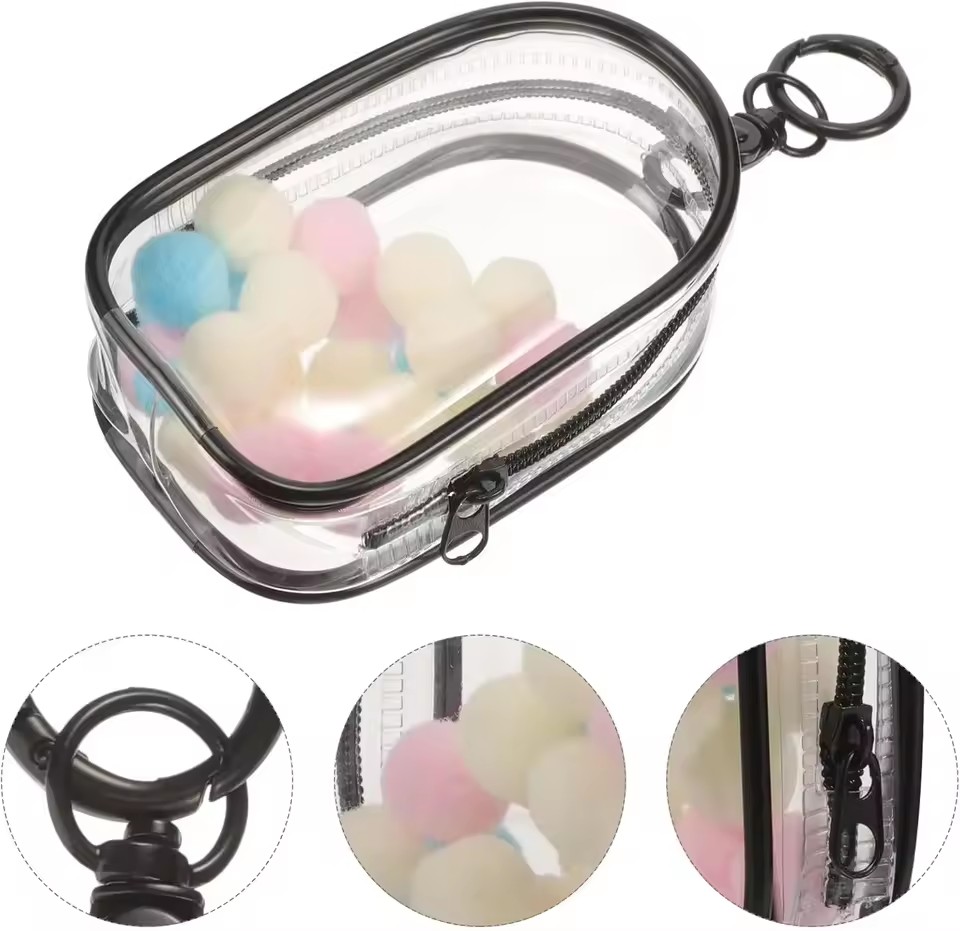 15-17CMのぬいぐるみ用クリアケースオーガナイザー -  - Cable Winder Keychain のレビューと価格