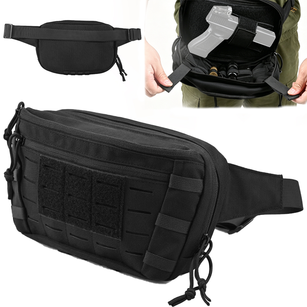 戦術ピストルウエストバッグ CCW ファニーパック隠しキャリ - Edc Carry Pistols のレビューと価格