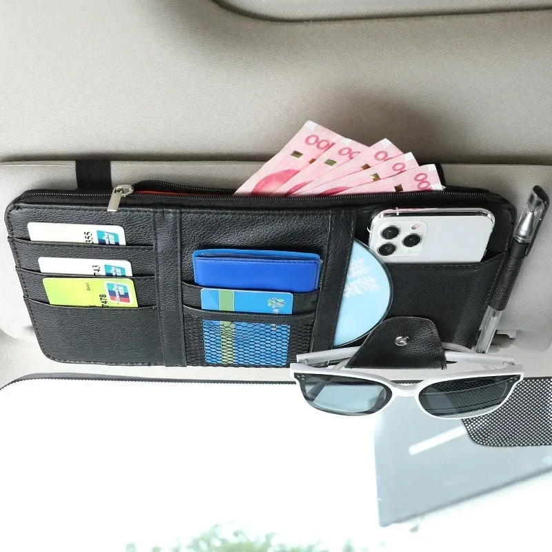 車用サンバイザーオーガナイザー マルチポケット 車内アクセサ - Edc Carry Pen のレビューと価格