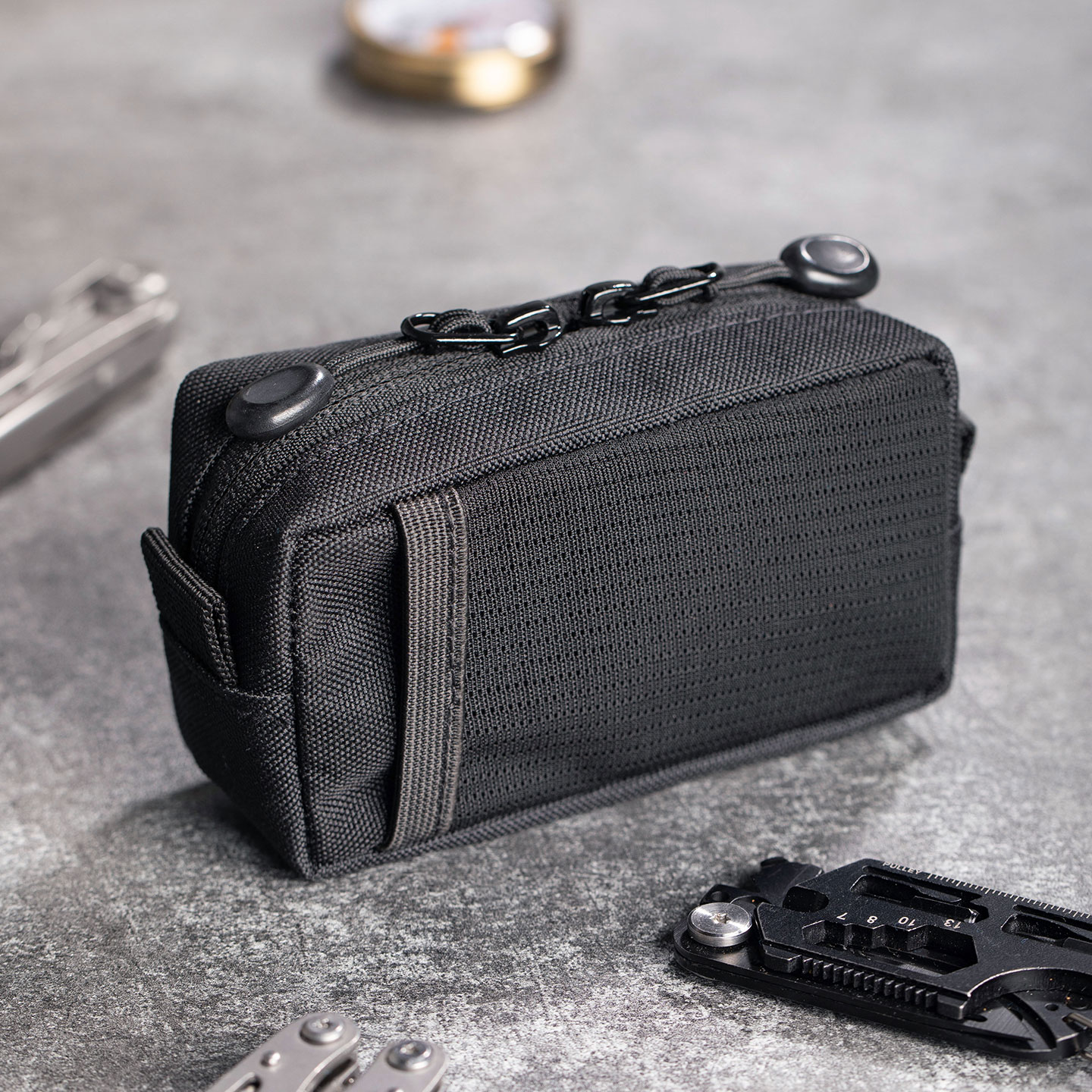 戦術的なEDCオーガナイザーバッグ、耐久性のあるオックスフォ - Edc Carry Pocket Pouch のレビューと価格