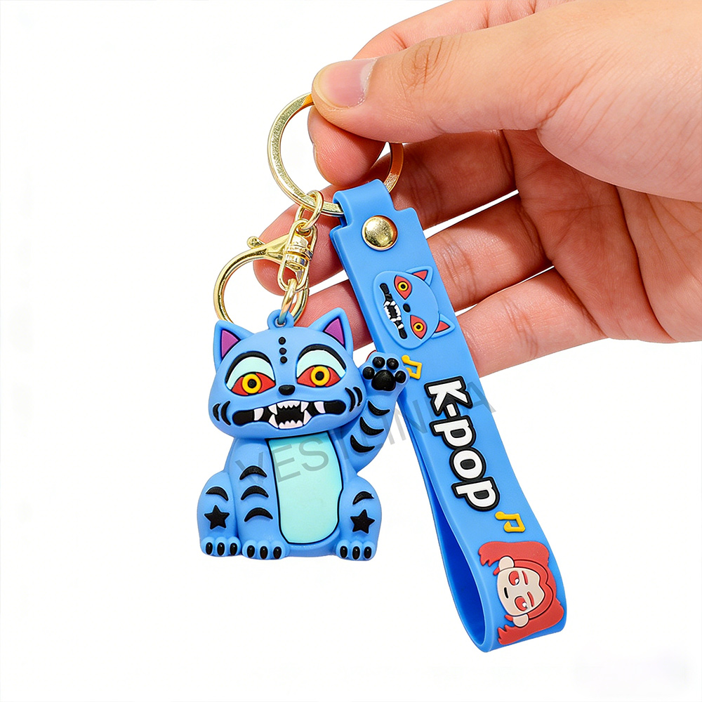 大人気K-POPデーモンハンターシリーズキーホルダー3D立体 - Carabiner Keychain のレビューと価格