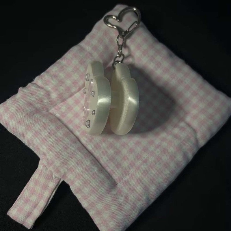 ゴシック音符ハート型ケーブルオーガナイザー 3Dプリントヘッ - Cable Winder Keychain のレビューと価格