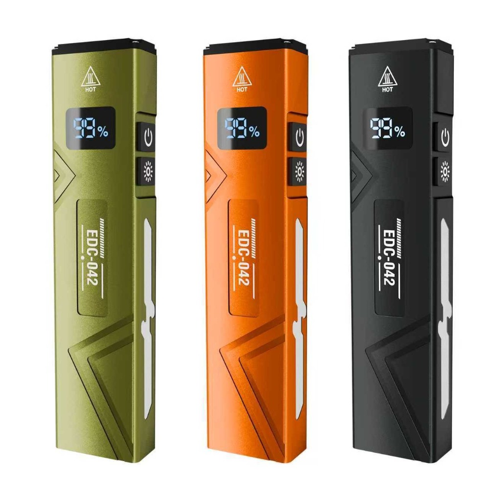 EDC懐中電灯 充電式UVライト 磁気ペンクリップ付き作業灯 - Edc Carry Clip のレビューと価格