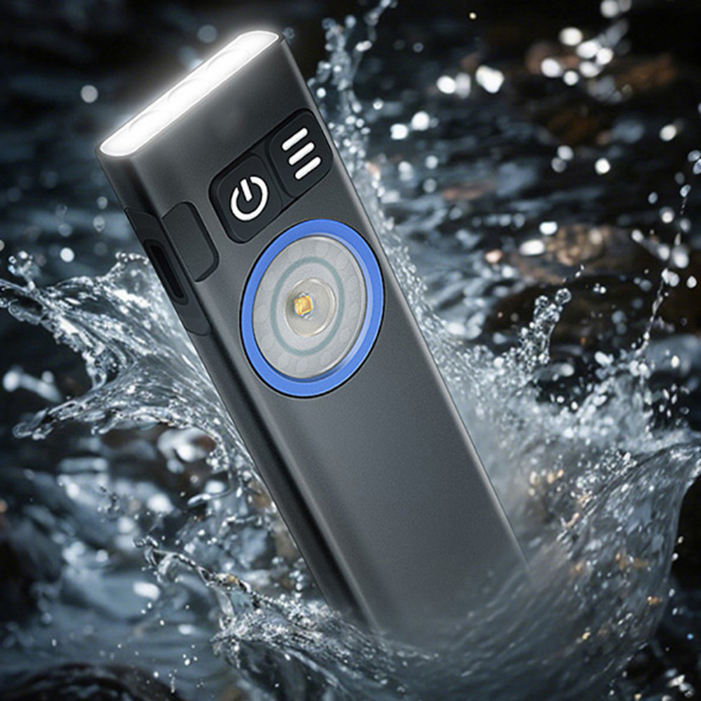 650ルーメンUSB-C充電式EDC懐中電灯、ストロボSOS - Edc Carry Clip のレビューと価格
