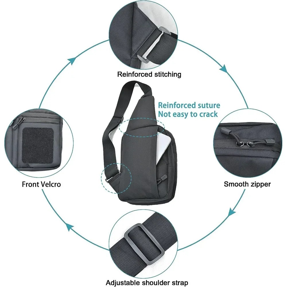 隠し携帯バッグ タクティカル クロスボディ スリング バック - Edc Concealed Carry Backpack のレビューと価格