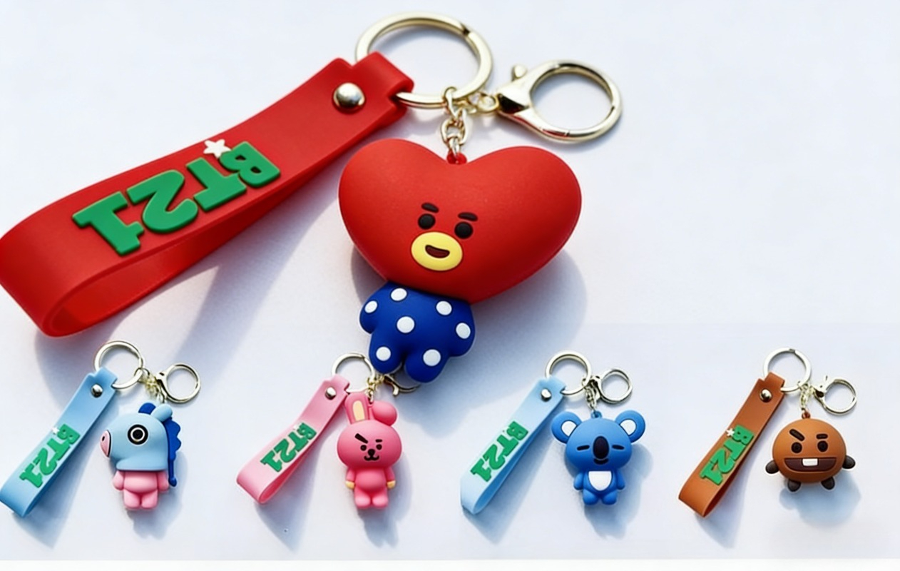 新しいBT21コヤRJシューキークッキータタチミーマンキーホ - Carabiner Keychain のレビューと価格