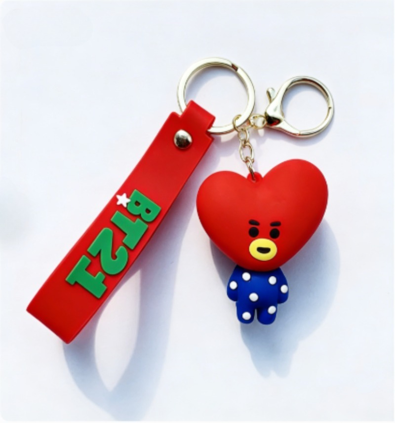 新しいBT21コヤRJシューキークッキータタチミーマンキーホ - Carabiner Keychain のレビューと価格