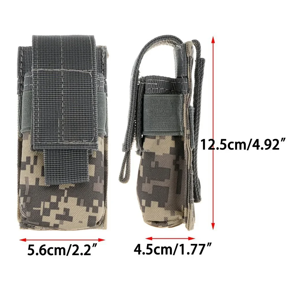 戦術的なモールシステム対応懐中電灯ポーチ、9MMマガジンホル - Edc Carry Holster のレビューと価格