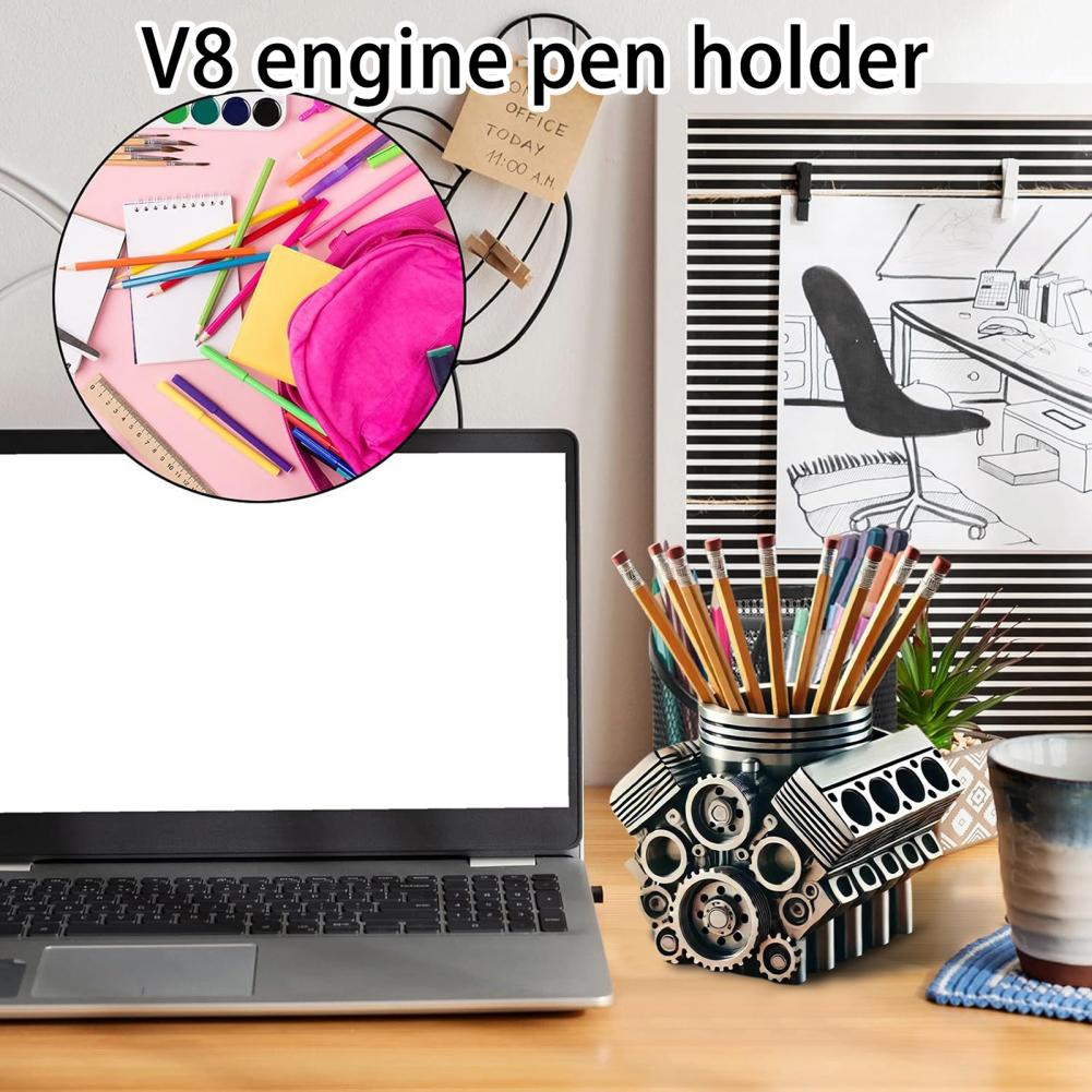 ペンホルダー 樹脂 V8 車エンジンペンホルダー ユニークな - Edc Carry Pen のレビューと価格