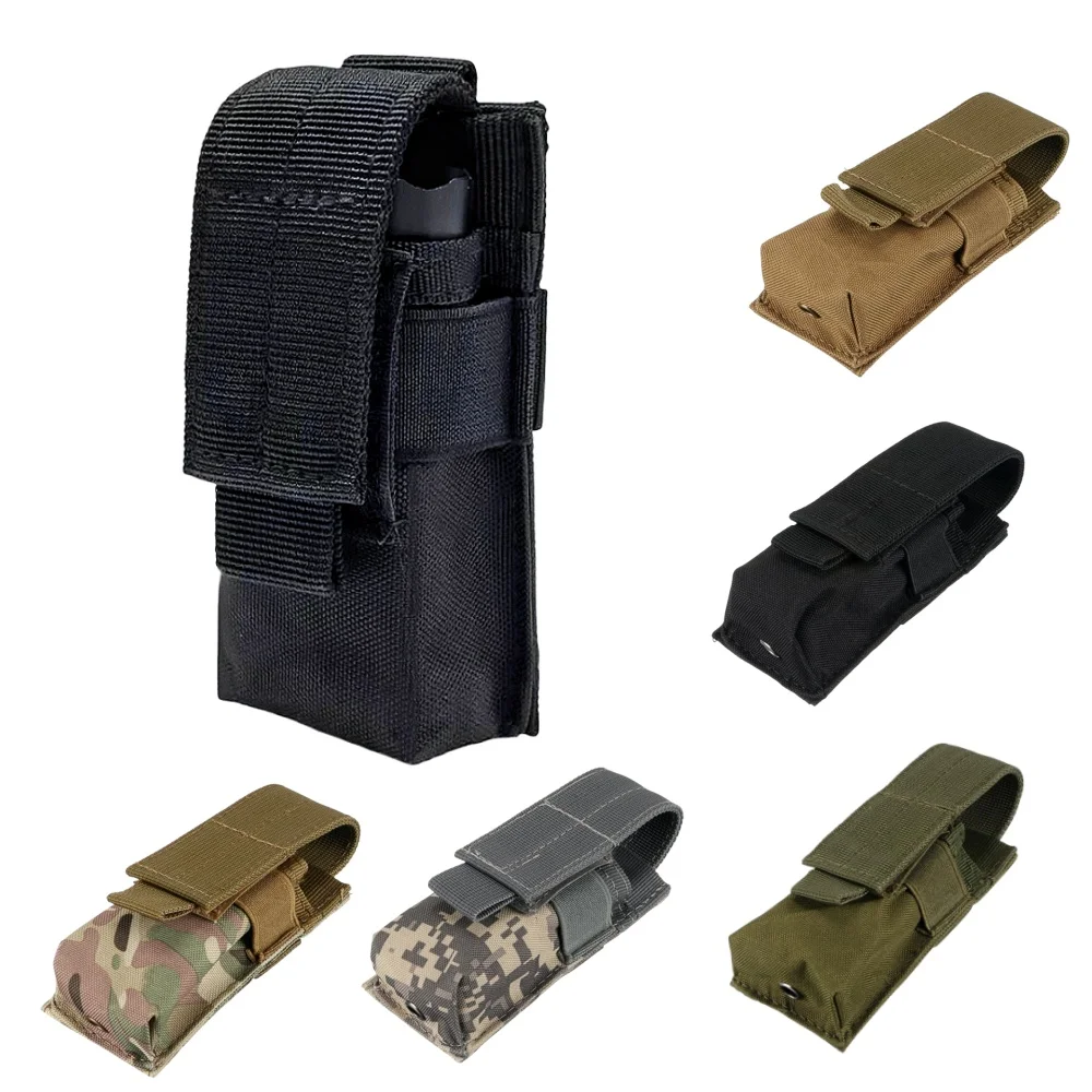 Molle 戦術 M5 懐中電灯ポーチ 9 ミリメートルシン - Edc Carry Holster のレビューと価格