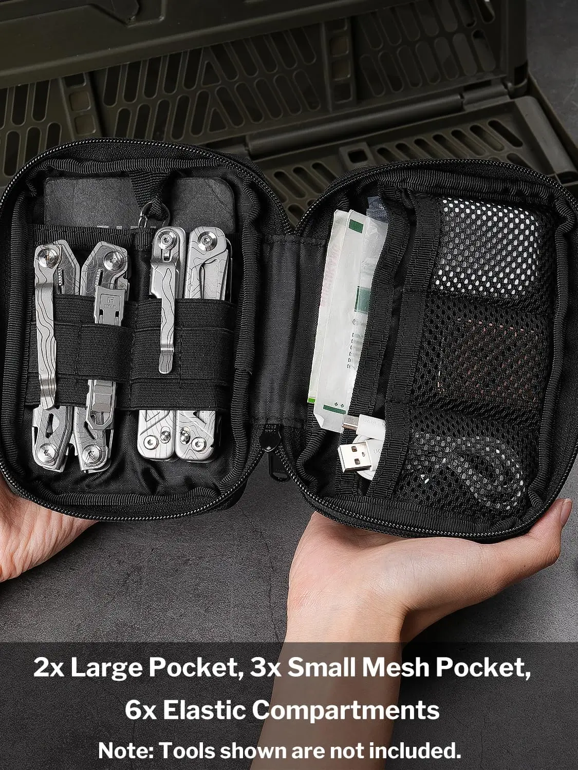 VIPERADE VE32 EDC ポーチ、パッチエリア付き - Edc Carry Pocket Pouch のレビューと価格