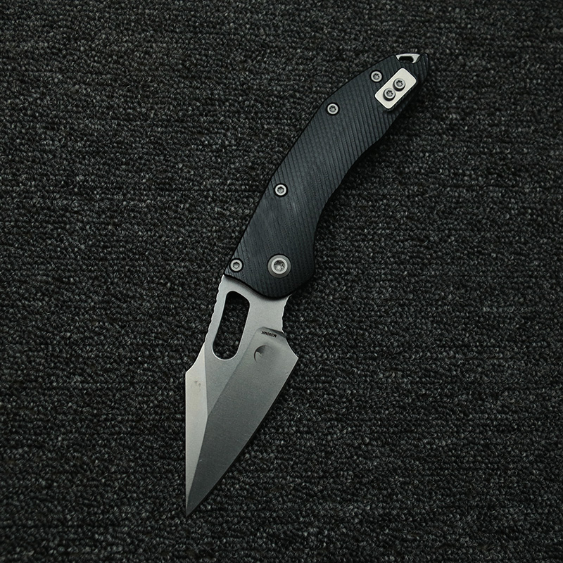 LEMIFSHE マニュアルステッチテクスチャード G10  - Edc Carry Clip のレビューと価格