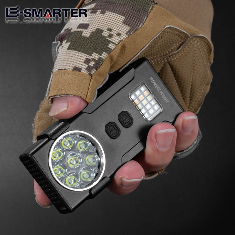 ミニLED EDCキーホルダー懐中電灯,充電式,ポータブル, - Edc Carry Clip のレビューと価格