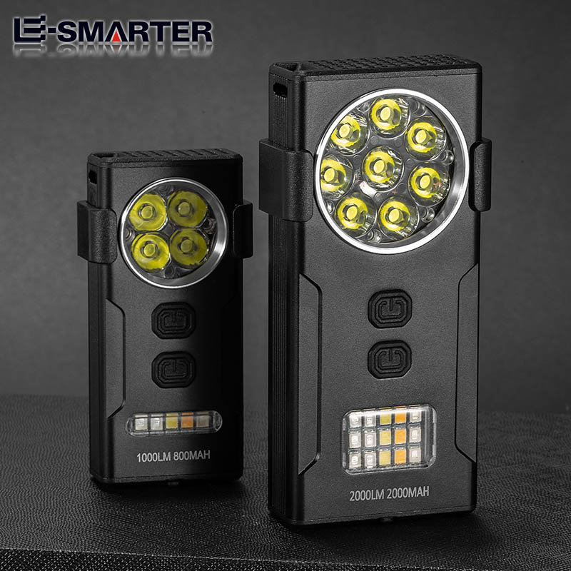 ミニLED EDCキーホルダー懐中電灯,充電式,ポータブル, - Edc Carry Clip のレビューと価格