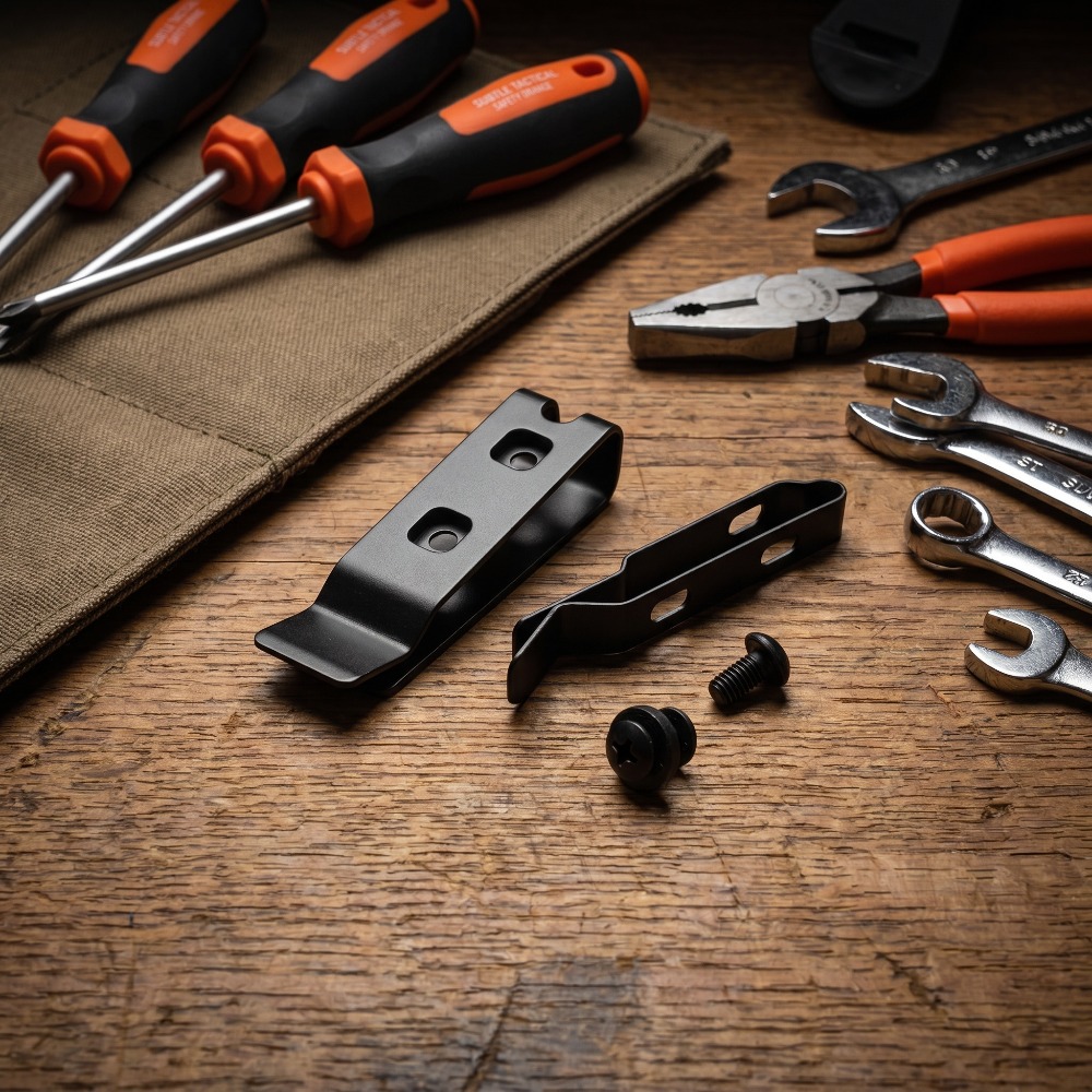 金属製ポケットクリップバッククリップ交換用ネジセットDIYナ - Edc Carry Clip のレビューと価格