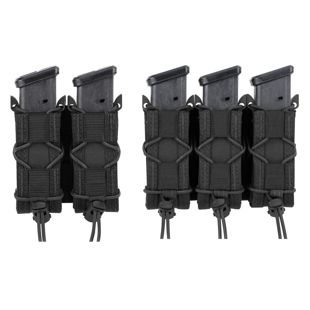 9mm ピストル ダブル/トリプル スタック マガジン ポー - Edc Carry Holster のレビューと価格