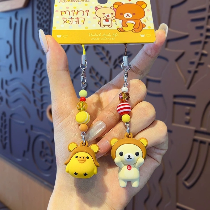 かわいいリラックマ コリラックマ キーホルダー ちょう結びビ - Carabiner Keychain のレビューと価格