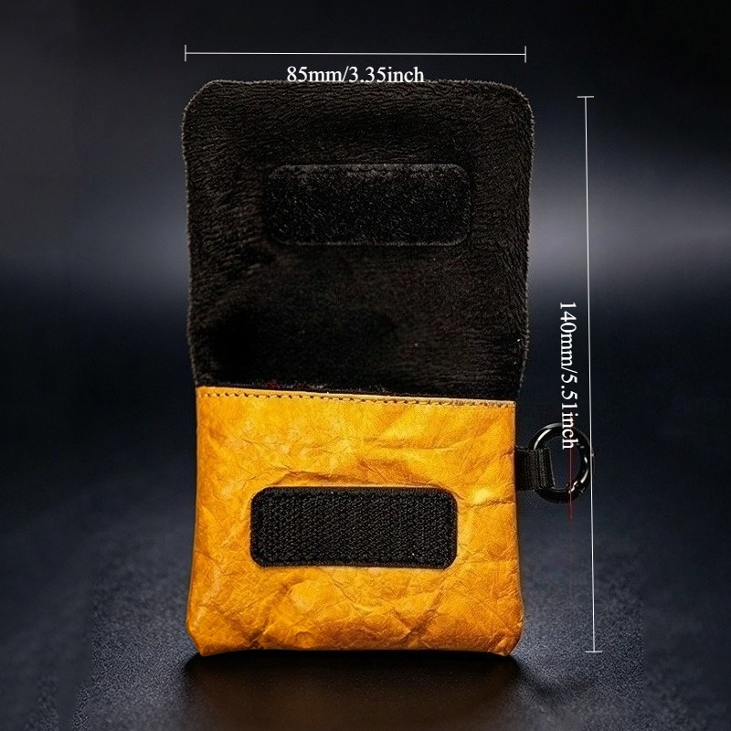 レトロ収納ポーチミニジッパーバッグソフト裏地保護キャリーケー - Edc Carry Pocket Pouch のレビューと価格