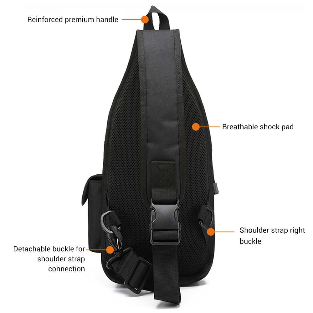 戦術ピストルバッグ隠しキャリーガンバッグクロスボディスリング - Edc Concealed Carry Backpack のレビューと価格