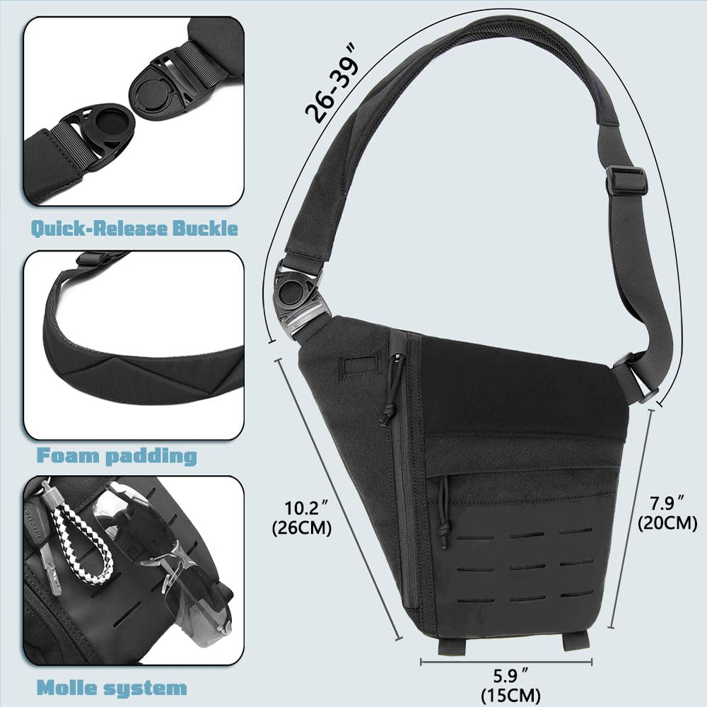 タクティカルバッグ 隠し銃バッグ EDC キャリーポーチ 多 - Edc Concealed Carry Backpack のレビューと価格